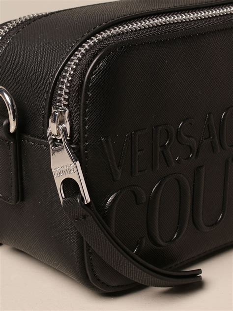 versace jeans pouch|versace black and white purse.